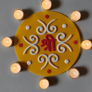 A-09: Acrylic Shree-Swirl Design