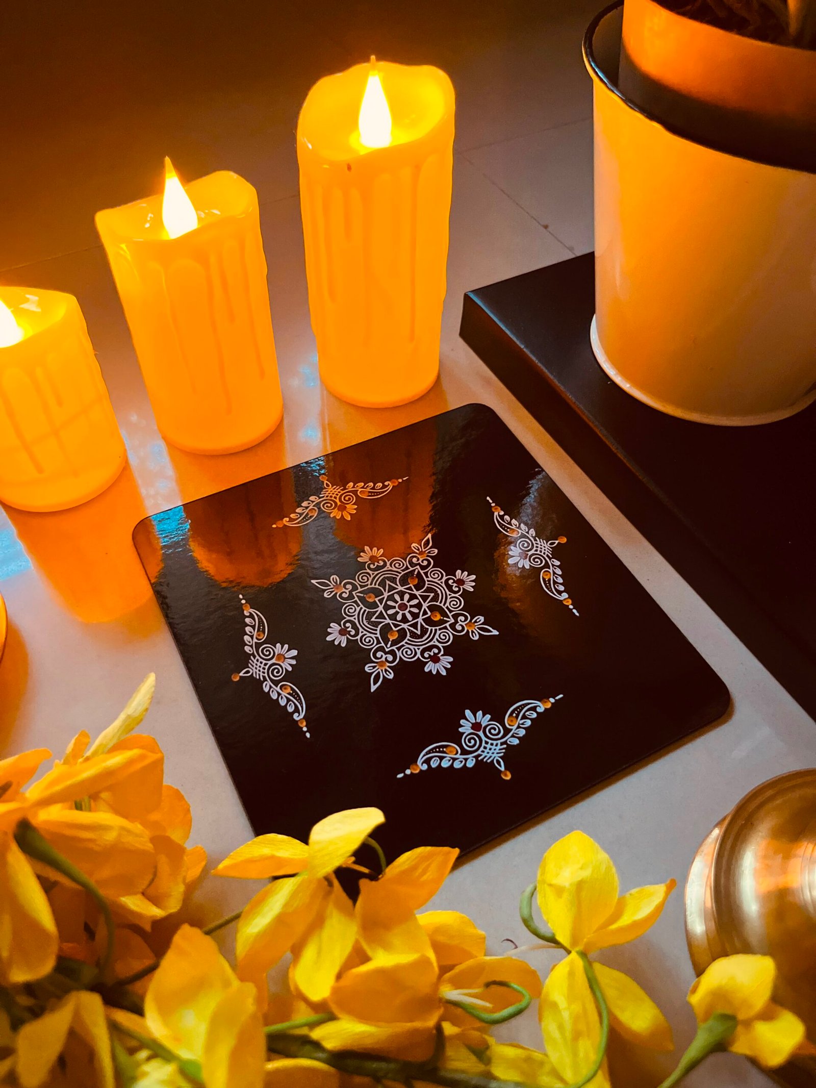 B-03: Kolam Rangoli Design 3