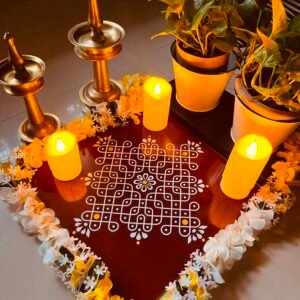 B-04: Kolam Rangoli Design 4