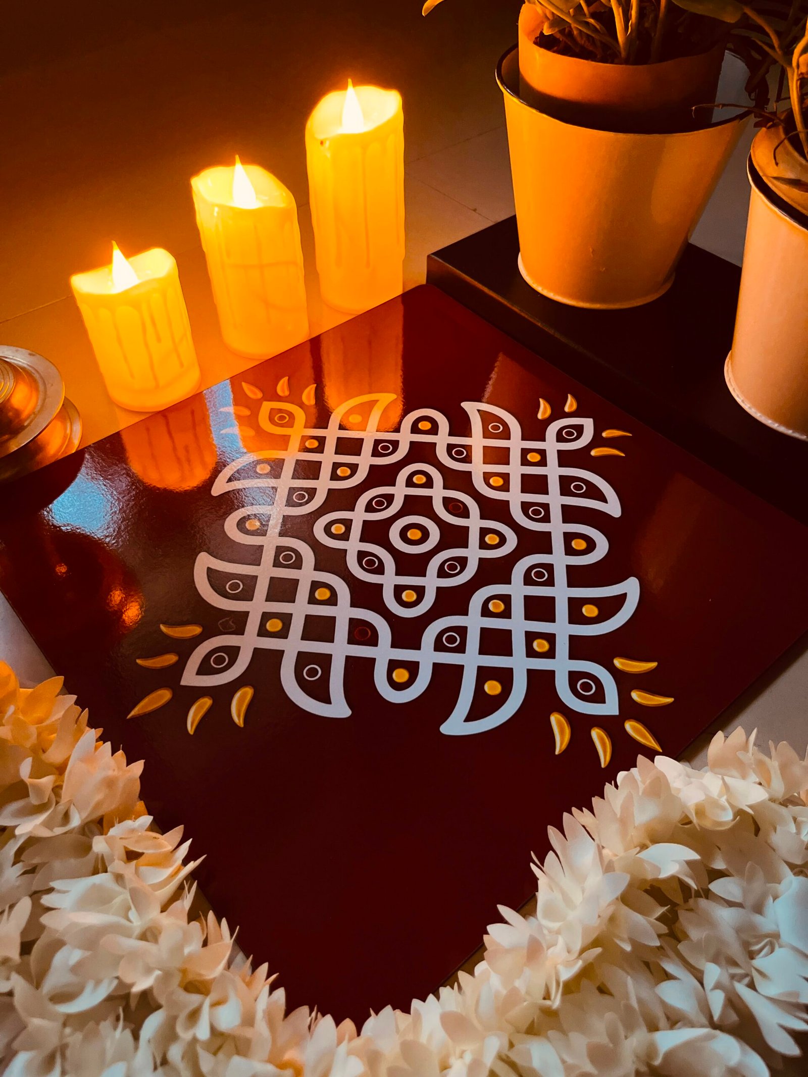 B-05: Kolam Rangoli Design 5